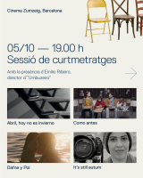 05.10.26 Abril, hoy no es invierno / Como antes / Dafne y Pol / It'ls still autum / Te dejo el mar / Umbuzeiro / Voces del silencio al Cinema Zumzeig de Barcelona 